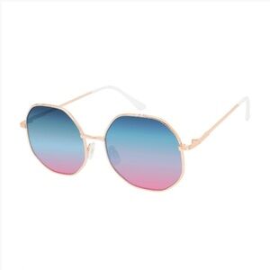 Nanette Lepore Gradient Blue and Pink Sunglasses